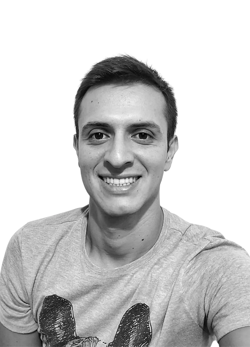 man smiling